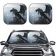 thumbnail image 2 of Fotbe Valley Gray Dragon Juego de 2 Piezas de Parasoles para Parabrisas | Bloqueador Solar para Auto | Accesorios Plegables para Protección Solar Interior-Small, 2 of 6