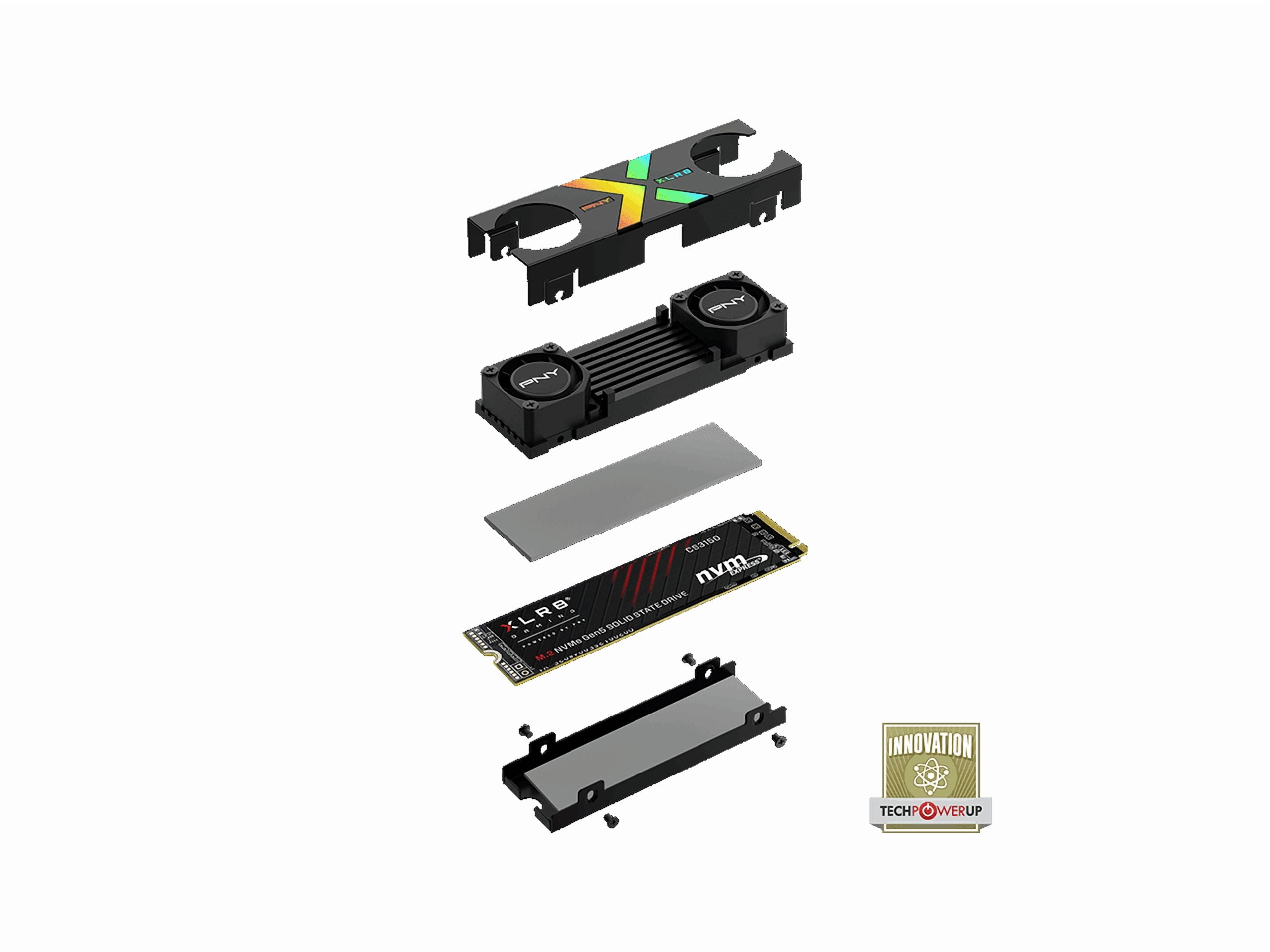 PNY CS3150 XLR8 Gaming EPIC-X RGB™ 1TB M.2 NVMe Internal SSD with RGB Heatsink