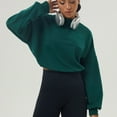 thumbnail image 5 of Pejock Women's Casual Oversize Sweatshirt, Long Sleeve Round Neck Pullover Top, Soft Stretch Comfortable Fall Winter Blouse for Daily Home Wear, 5 of 9