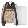 thumbnail image 3 of Disketp Coffee Time Mochila de Cuero para Mujer, Bolso de Espalda Antirrobo con Estilo para Viaje, Trabajo y Uso Diario, 3 of 4