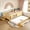 Light Natural, variant on AUU Twin Size Bed with Built-In Bookshelves, Small Staircase, Safety Rails and Pull-Out Trundle – Space-Saving Design