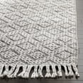 thumbnail image 3 of SAFAVIEH Natura Aifric Braided Diamonds Area Rug, Charcoal, 6' x 6' Square, 3 of 7