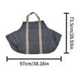thumbnail image 3 of mmirethe Canvas Log Carrier Tote Bag Accessories Multifunctional Practical Wood Storage Holder for Camping, 3 of 4