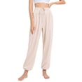 thumbnail image 3 of Pantalon de Yoga Décontracté Confortable à Jambes Larges pour Femmes Abricot P, 3 of 7