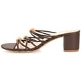 thumbnail image 2 of Journee Womens Kennadi Multi Strap Block Heel Sandals, 2 of 9