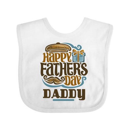 

Inktastic Happy Fathers Day Daddy Gift Baby Boy or Baby Girl Bib