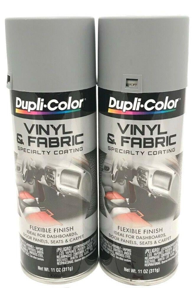 ekstra angst kontoførende Duplicolor HVP109 - 2 Pack Vinyl & Fabric Spray Paint Medium Gray - 11 oz -  Walmart.com