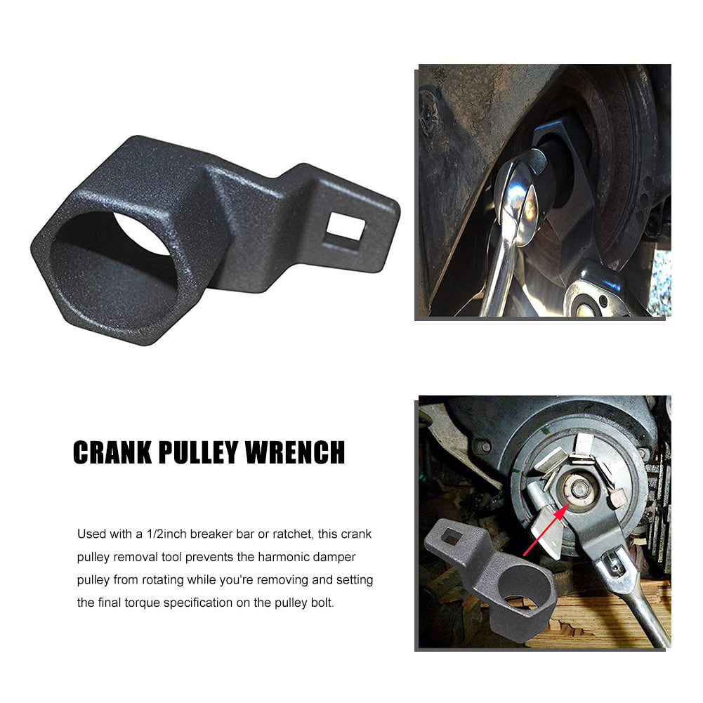 8MILELAKE Crank Pulley Wrench Tool 