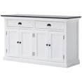 thumbnail image 2 of Set of 2 Storage Kitchen Buffet with Drawers and Sliding Door in White, 2 of 16