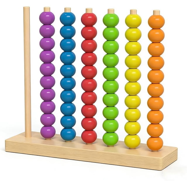 2026 New Fast-Paced Rainbow Ring Stacking Puzzle Game, Upgrade Wooden Color Match Challenge Game for Family Fun and Strategy Lovers, Color Matching Stacking Puzzle Game (A01)