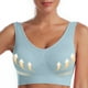 thumbnail image 5 of Ahorros de verano | Sujetadores Sentuca de 3 piezas para mujer, sin aros, transpirables y cómodos, con fruncido., 5 of 8