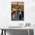thumbnail image 2 of ARTCANVAS At The Market Canvas Art Print by Felix Vallotton - Size: 26" x 18" (0.75" Deep), 2 of 9