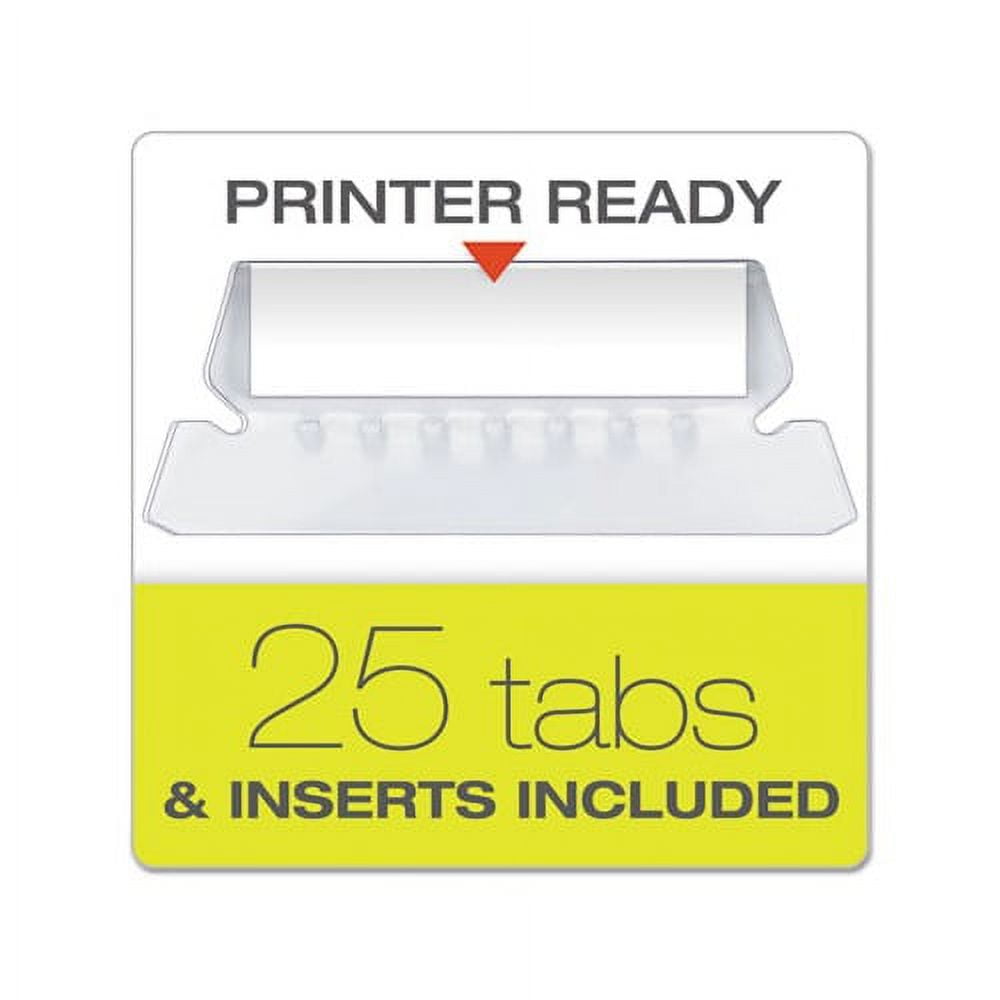 Extra Capacity Reinforced Hanging File Folders with Box Bottom Legal Size, 1/5-Cut Tab, Assorted, 25/Box