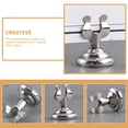 thumbnail image 5 of unbranded  2 Pcs Table Number Plate Place Card Holders for Tables Dining Room Decor Wedding Silver, 5 of 8