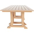thumbnail image 2 of Paradise 71" HDPE Plastic Rectangle Dining Table, 2 of 5