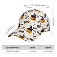 thumbnail image 3 of Baseball Cap, halloween pumpkin hat boo Trucker Hats Women Dad Hat for Workouts - Baseball hat Adjustable Size, 3 of 7