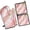 Pink and Gold-1, variant on Pink and Gold Marble Texture Kitchen Oven Mitt and Pot Holder Sets 2 Pcs for Baking, Cooking and Grilling, Heat Resistant Up To 392 °F