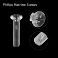 thumbnail image 4 of Unique Bargains M5x25mm Plastic Phillips Machine Screws, PC Flat Head Machine Bolts 25 Pack, 4 of 4