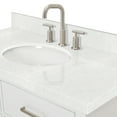 thumbnail image 5 of Ariel W042scqovo Hutton 42" Wall Mounted Single Basin Vanity Set - Midnight Blue / Carrara, 5 of 7