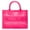 01-Hot Pink, variant on Fashion Big Capacity Shopping Tote Bag Rubber Silicone Beach Bag