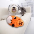 thumbnail image 1 of Zapatilla para cachorros Salvador Naranja juguete de peluche, 1 of 10