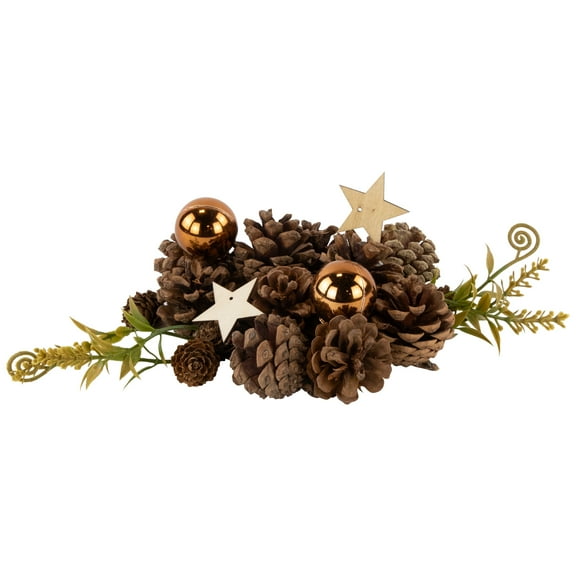 Northlight Ornaments, Pinecones and Stars Christmas Decorations - 6"