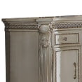 thumbnail image 2 of Benzara Five Drawer And Two Door Dresser With Carved Cabriole Legs, Antique Pearl, 2 of 5