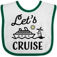 thumbnail image 3 of Inktastic Lets Cruise Boys or Girls Baby Bib, 3 of 4