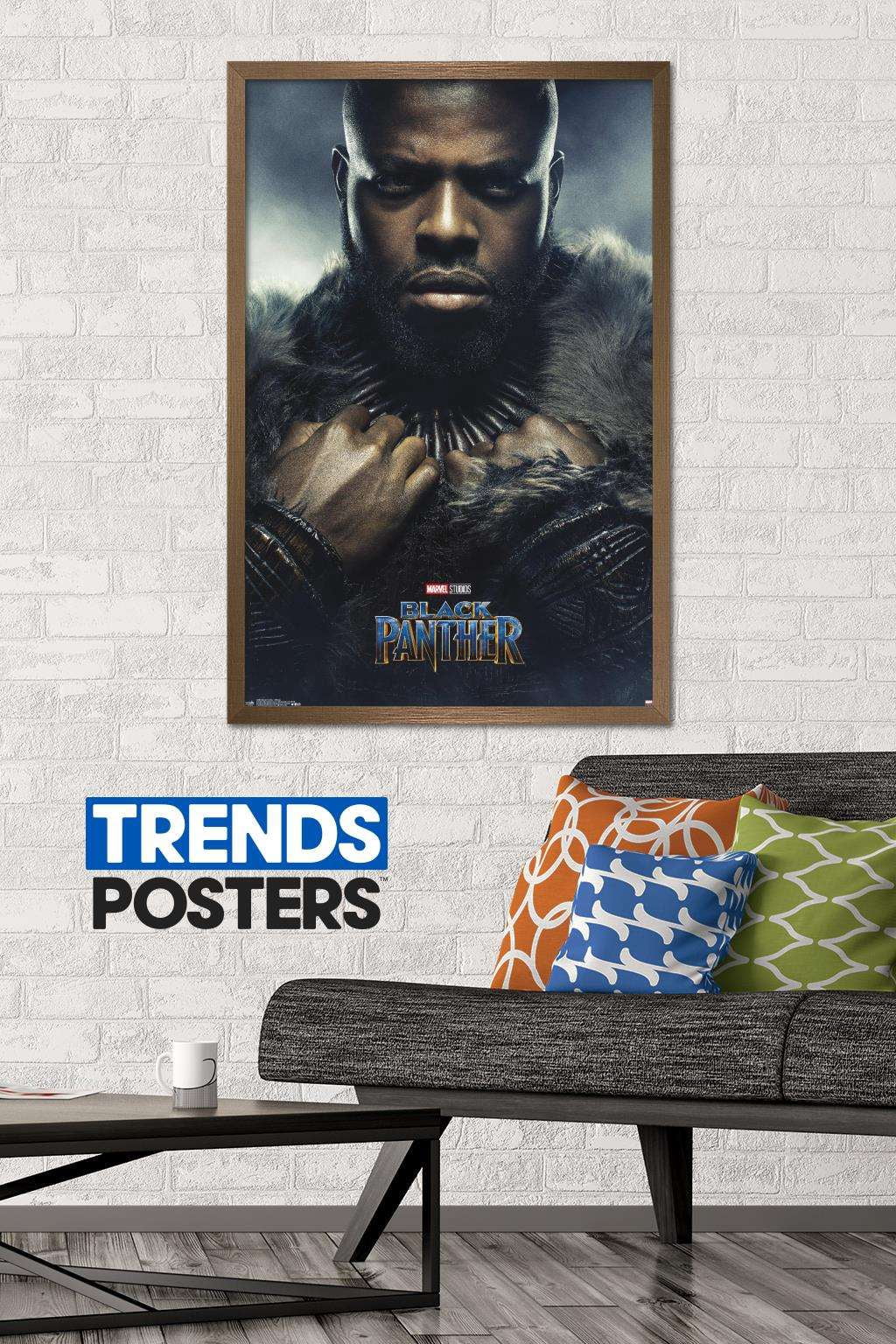Marvel Cinematic Universe - Black Panther - M'Baku One Sheet Wall Poster, 22.375" x 34", Framed