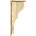 thumbnail image 3 of 6"W x 12"D x 28"H Monterey Rough Sawn Corbel w/Backplate, Douglas Fir, 3 of 9