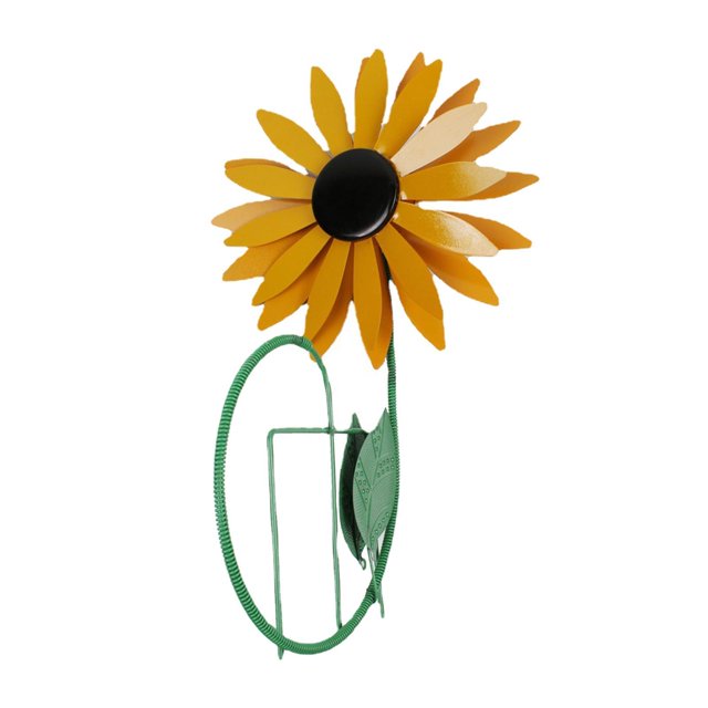 Girasol giratorio 3D exterior adornos de Gloria Molino de viento al aire libre