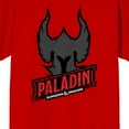 thumbnail image 2 of Dungeons & Dragons Paladin Crew Neck Short Sleeve Red Men's T-shirt-3XL, 2 of 7