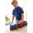 thumbnail image 2 of Green Toys 3-Piece Blue/Red Train with Bear Conductors, 2 of 5
