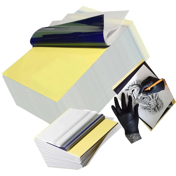 Misright Pack of 100sheet Tattooing Transfer Paper for Thermal Transfer Tracing Designs