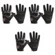 thumbnail image 1 of Guantes de moto Zulema 3 Pares Invierno Cálido Impermeable pantalla Táctil Antideslizante, 1 of 8