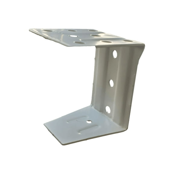 JCblinds 2 Inch 1/4 in x 1 3/4 in x 1 in, White High Profile Wall Bracket White 2 Pack