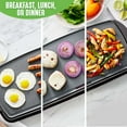 thumbnail image 3 of GreenLife Healthy Griddle XL 10.5 in Electric Griddle - Non Stick, Adjustable Temperature, 3 of 10