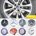 thumbnail image 2 of 4pcs 75MM Car Wheel Center Covers Hub Caps Replacement For Mercedes Benz A E C G R S Class AMG W204 W212 Auto Refit Accessories G red, 2 of 6