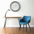 thumbnail image 5 of LumiSource Black Metal, Light Grey Wrangler Chair - Set of 2, 5 of 5