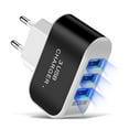 thumbnail image 1 of Cameland 3.1A 3 Usb Port Wall Home Travel Ac Charger Adapter For Eu Plug, 1 of 2