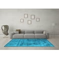 thumbnail image 3 of Ahgly Company Indoor Rectangle Oriental Light Blue Industrial Area Rugs, 2' x 3', 3 of 4
