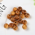 thumbnail image 2 of KAKOWELY Jewelry Making Pine Wood Beads Brown Round 300Pcs 6Mm, 2 of 8