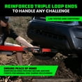 thumbnail image 3 of Rhino USA Recovery Tow Strap (3"x20') - 31,518lb Break Strength- Emergency Recovery Strap Tow Rope (Red), 3 of 7