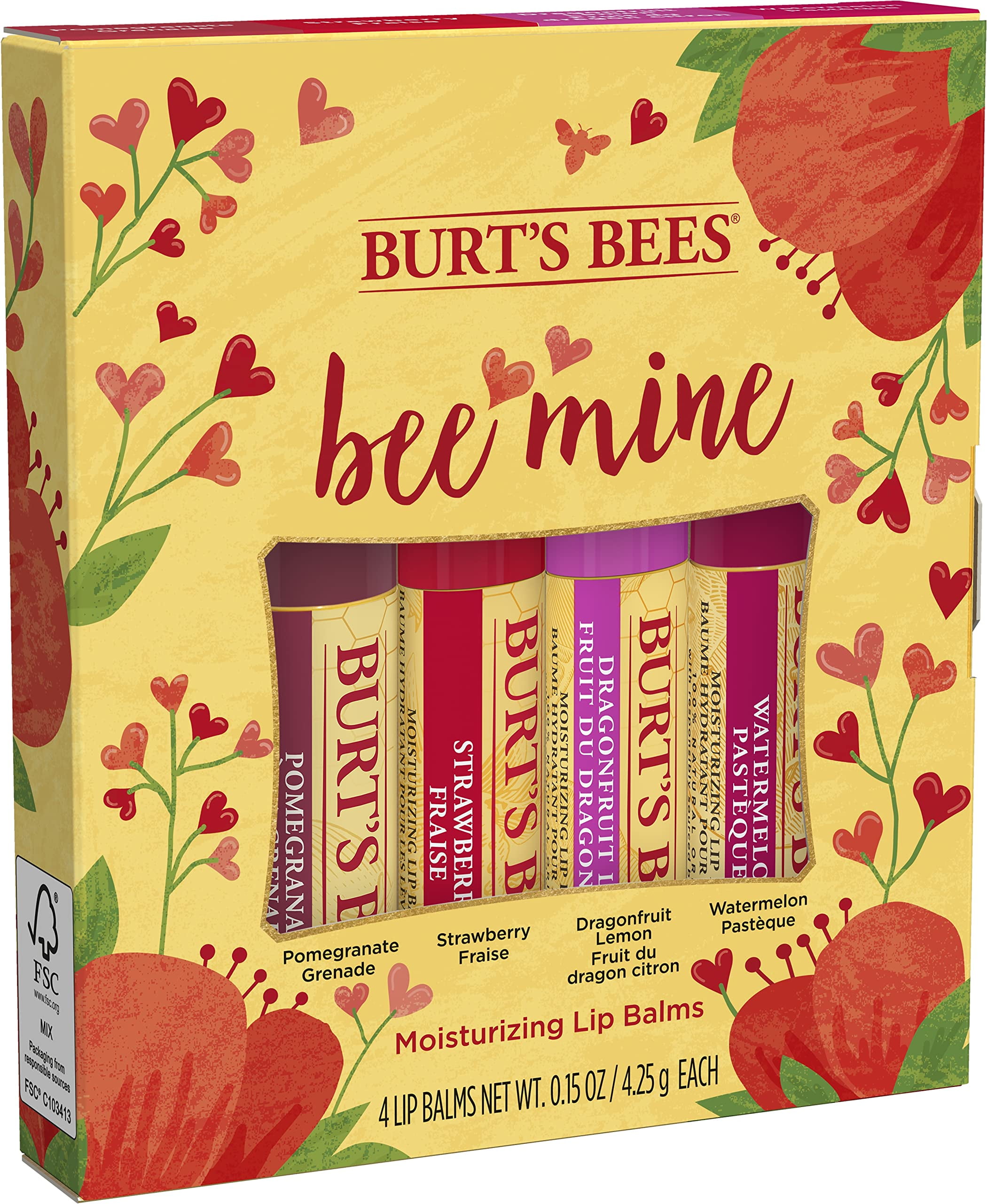 Burt,S Bees Lip Balm, Nourishing Lip Care Products For All Day