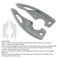 thumbnail image 4 of Extension de Volant pour Subaru Toyota 17-25 Aluminium Gris, 4 of 14