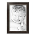 thumbnail image 2 of ArtToFrames 8" x 12" Dark Mahogany Silver Picture Frame, 8x12 inch Multi Wood Poster Frame (WOM-5024), 4 Pack, 2 of 4