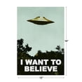 thumbnail image 4 of Póster Foundry I Want To Believe UFO Artwork, 31 x 46 cm, 4 of 6