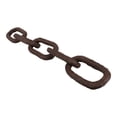 thumbnail image 5 of Decorative Chain Link Sculpture for Bathroom, Home, or Office Decor - Modern Ornament for Living Room Decor - Contemporary Pottery Figurine for Shelf Accent and Coffee Table Decor - 6", Brown, 5 of 9