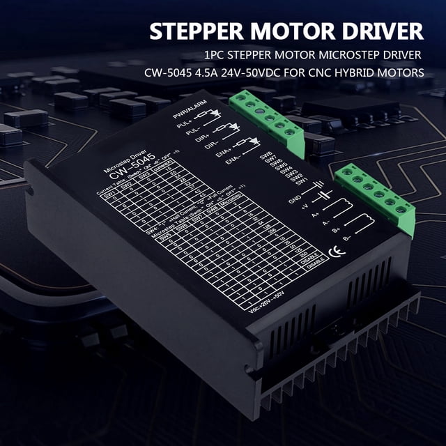 Stepper Motor Driver,1pc Stepper Motor Microstep Hybrid Motor Driver Motor Driver Class Leading Features