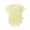 Yellow, variant on Umfun Baby Short Sleeve Solid Color Bodysuit Soft Cotton Onesie One-Piece Romper for Newborn Infant Boys Girls Daily Wear